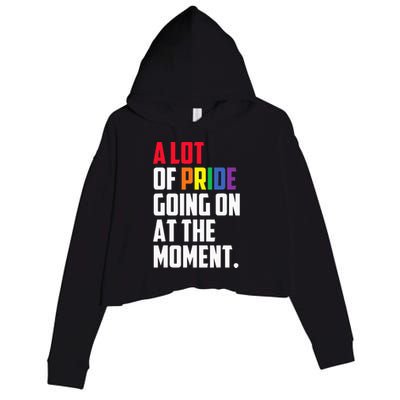 A Lot Of Pride Going On At The Moment Lgbt Crop Fleece Hoodie