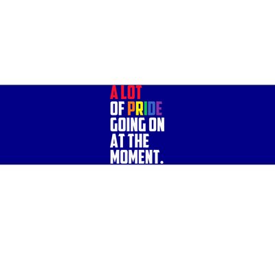 A Lot Of Pride Going On At The Moment Lgbt Bumper Sticker