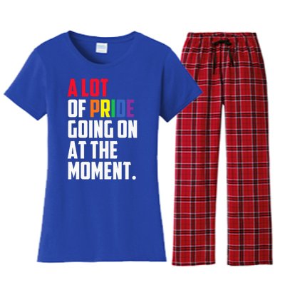 A Lot Of Pride Going On At The Moment Lgbt Women's Flannel Pajama Set