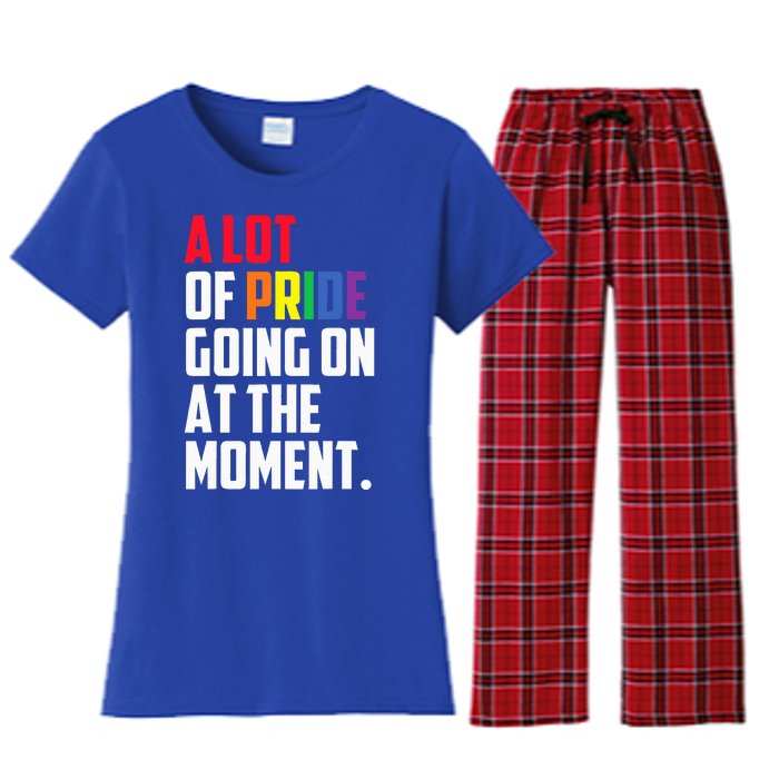 A Lot Of Pride Going On At The Moment Lgbt Women's Flannel Pajama Set