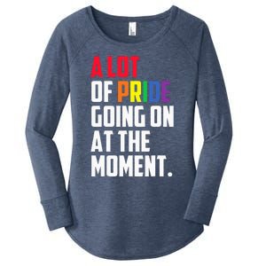 A Lot Of Pride Going On At The Moment Lgbt Women's Perfect Tri Tunic Long Sleeve Shirt