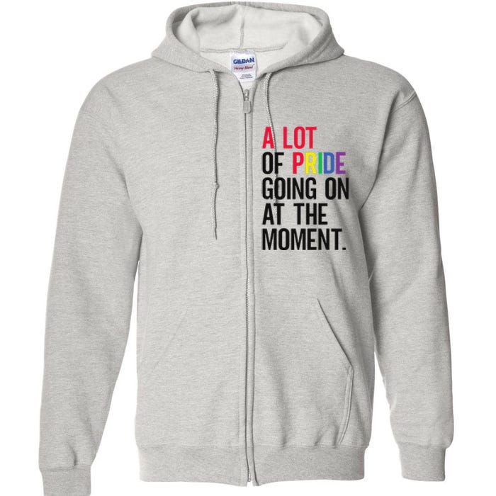 A Lot Of Pride Going On At The Moment Full Zip Hoodie