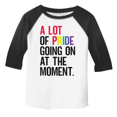 A Lot Of Pride Going On At The Moment Toddler Fine Jersey T-Shirt