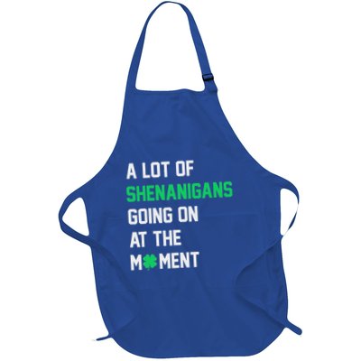A Lot Of Shenanigans Going On At The Moment Full-Length Apron With Pockets