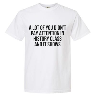 A Lot Of You Didn’T Pay Attention In History Class And It Comfort Colors T-Shirt