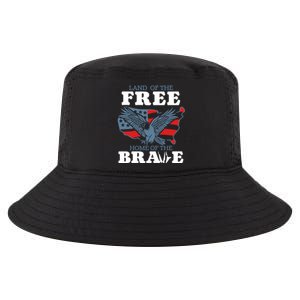 America Land Of The Free Home Of The Brave Gift Cool Comfort Performance Bucket Hat