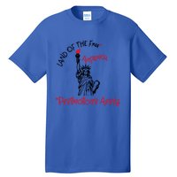 America Land Of The Free Restrictions Apply Cool Gift Tall T-Shirt