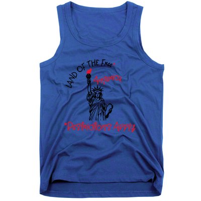 America Land Of The Free Restrictions Apply Cool Gift Tank Top