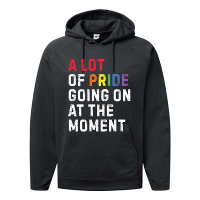 A Lot Of Pride Going On At Moment Performance Fleece Hoodie