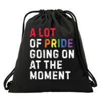 A Lot Of Pride Going On At Moment Drawstring Bag