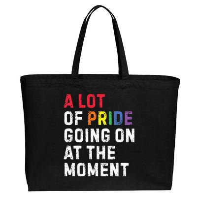 A Lot Of Pride Going On At Moment Cotton Canvas Jumbo Tote