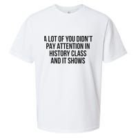 A Lot Of You Didn’T Pay Attention In History Class And It Sueded Cloud Jersey T-Shirt