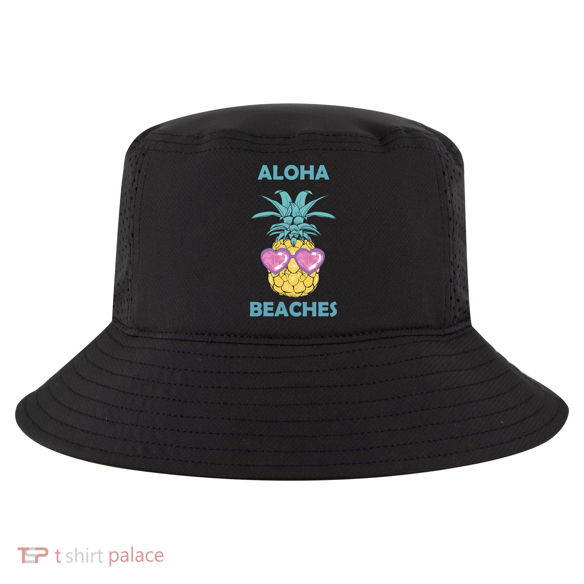 Aloha Beaches Cool Summer Shades Cool Comfort Performance Bucket Hat