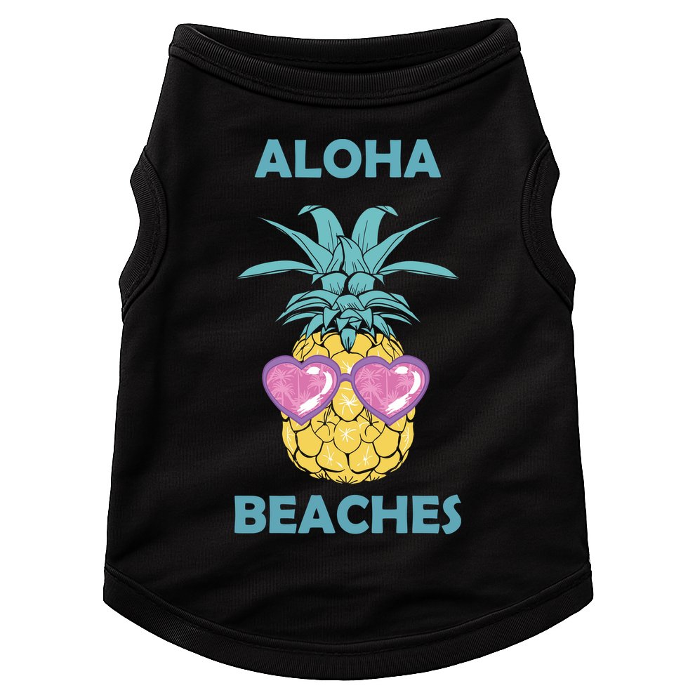 Aloha Beaches Cool Summer Shades Doggie Tank