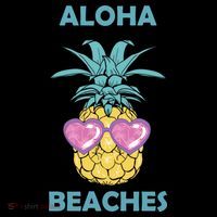 Aloha Beaches Cool Summer Shades Tall T-Shirt
