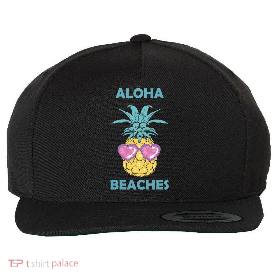 Aloha Beaches Cool Summer Shades Wool Snapback Cap