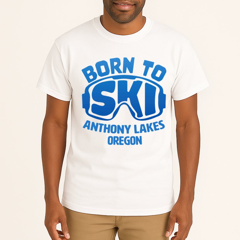 Anthony Lakes Oregon Nc Born To Ski Souvenir Tall T-Shirt