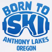 Anthony Lakes Oregon Nc Born To Ski Souvenir Tall T-Shirt