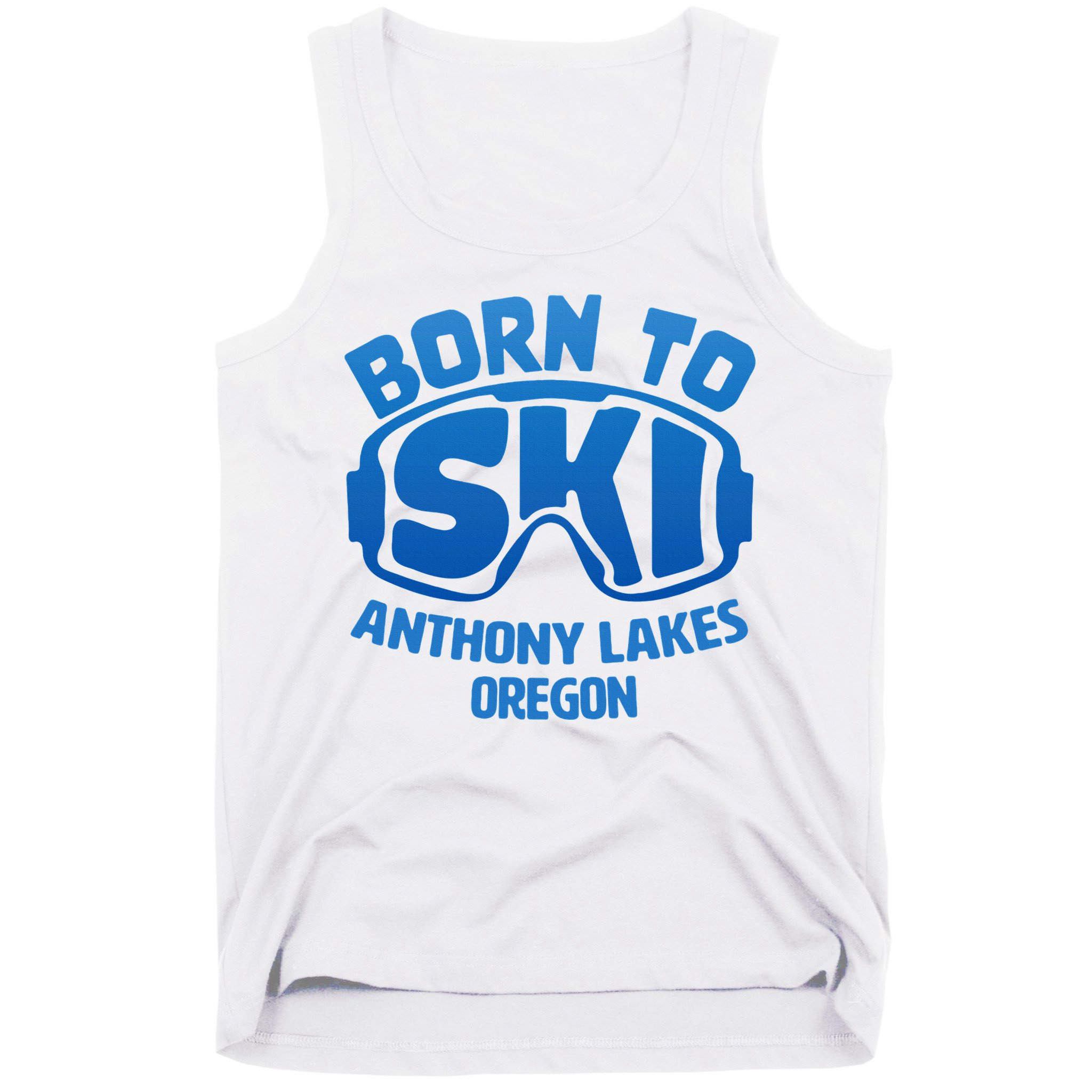 Anthony Lakes Oregon Nc Born To Ski Souvenir Tank Top