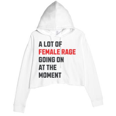 A Lot Of Female Retro Rage Going On At The Moment Gift Crop Fleece Hoodie