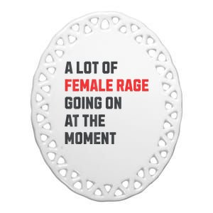 A Lot Of Female Retro Rage Going On At The Moment Gift Ceramic Oval Ornament