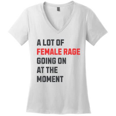 A Lot Of Female Retro Rage Going On At The Moment Gift Women's V-Neck T-Shirt