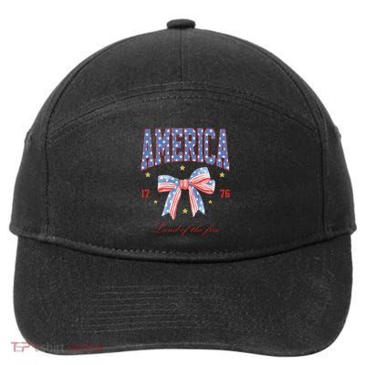 America Land Of The Free Bow 7-Panel Snapback Hat
