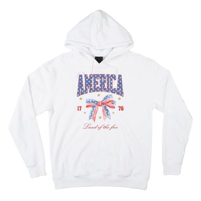 America Land Of The Free Bow Hoodie