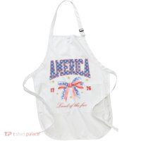 America Land Of The Free Bow Apron