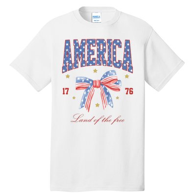 America Land Of The Free Bow Tall T-Shirt