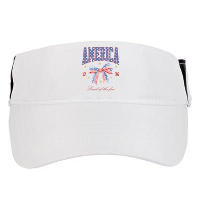 America Land Of The Free Bow Adult Drive Performance Visor