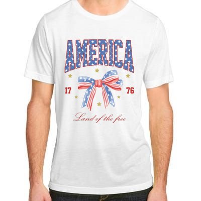 America Land Of The Free Bow Adult ChromaSoft Performance T-Shirt