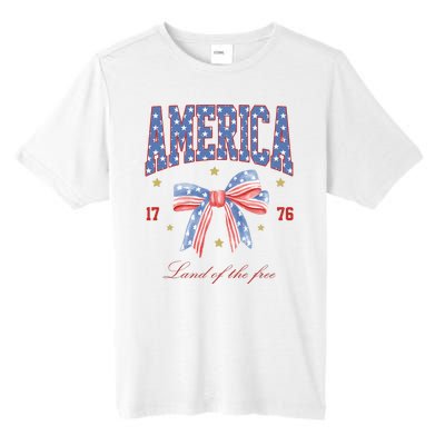 America Land Of The Free Bow Tall Fusion ChromaSoft Performance T-Shirt