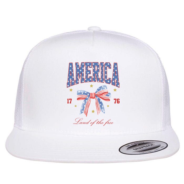 America Land Of The Free Bow Flatbill Hat