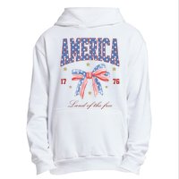 America Land Of The Free Bow Urban Pullover Hoodie