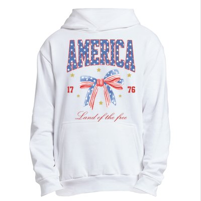 America Land Of The Free Bow Urban Pullover Hoodie