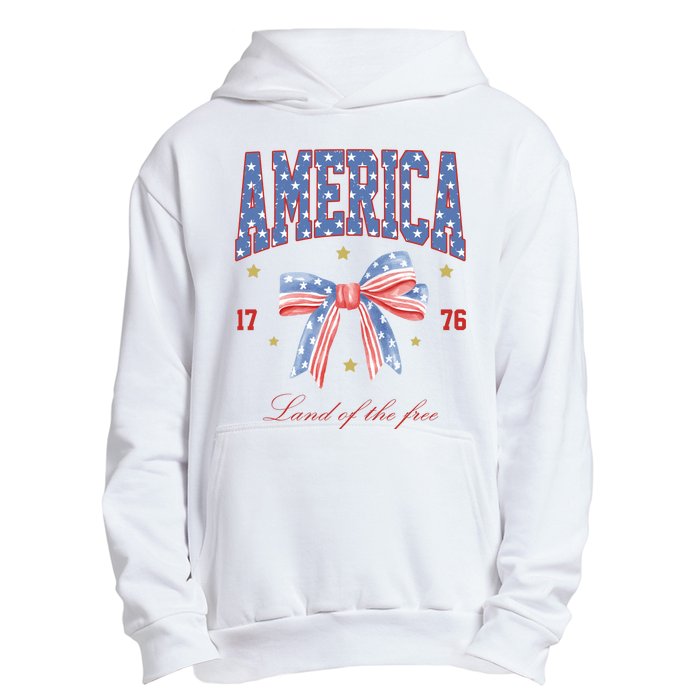 America Land Of The Free Bow Urban Pullover Hoodie