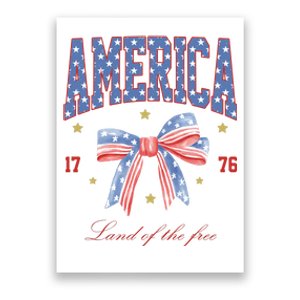 America Land Of The Free Bow Poster