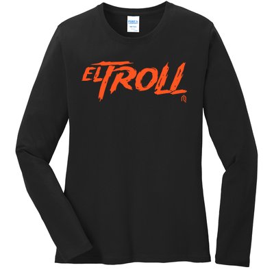 Athlete Logos Opening Day 24 El Troll Ladies Long Sleeve Shirt