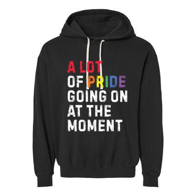 A Lot Of Pride Going On At Moment Garment-Dyed Fleece Hoodie