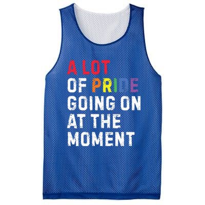 A Lot Of Pride Going On At Moment Mesh Reversible Basketball Jersey Tank