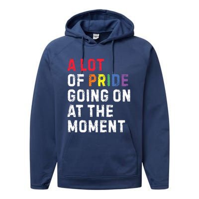 A Lot Of Pride Going On At Moment Performance Fleece Hoodie