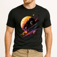 A Lot Of Big And Small Colorful Planets Performance Shirt