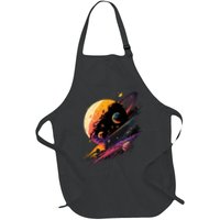A Lot Of Big And Small Colorful Planets Apron