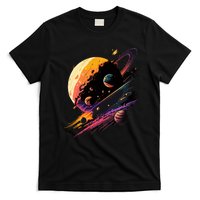 A Lot Of Big And Small Colorful Planets T-Shirt