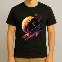A Lot Of Big And Small Colorful Planets T-Shirt
