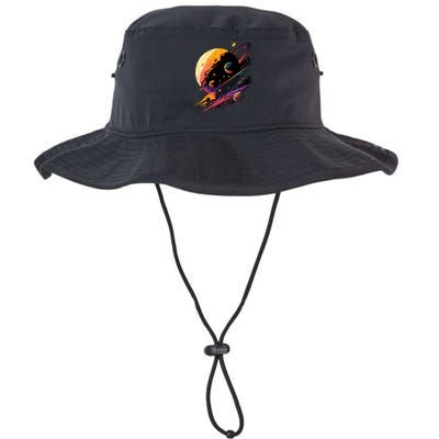 A Lot Of Big And Small Colorful Planets Bucket Hat