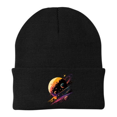 A Lot Of Big And Small Colorful Planets Beanie