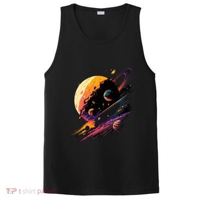 A Lot Of Big And Small Colorful Planets PosiCharge Competitor Tank