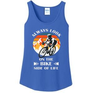 Always Look On The Bike Side Of Life Bicycle Cyclist Ladies Essential Tank